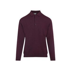 ETRO Men's Long Sleeve Knitted Polo Shirt Men RED Sweaters & Cardigans
